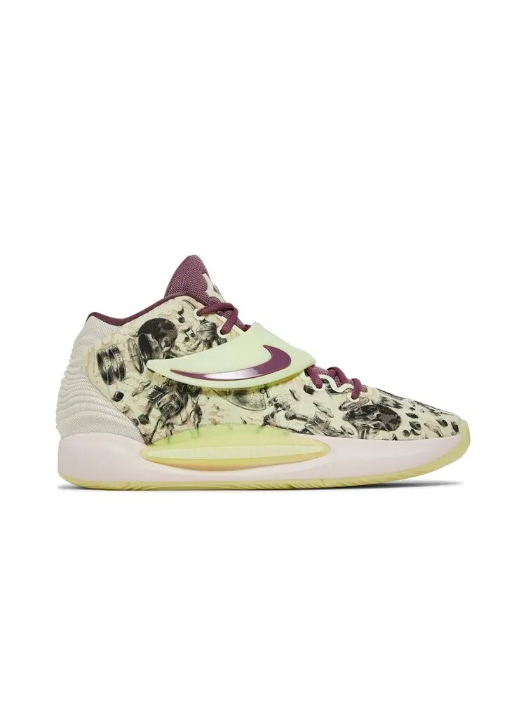 Кроссовки Nike KD 14 — изображение 1 из 4, зеленый