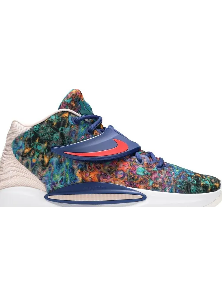 Кроссовки Nike KD 14 'Psychedelic' — изображение 2 из 8, синий