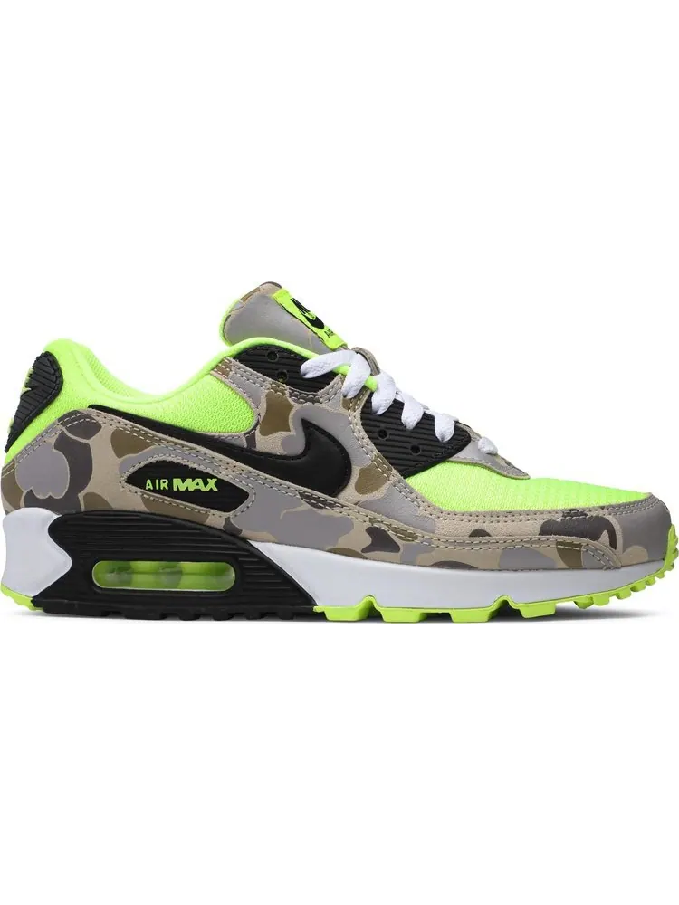Кроссовки Nike Air Max 90 'Green Camo' — изображение 1 из 8, зеленый