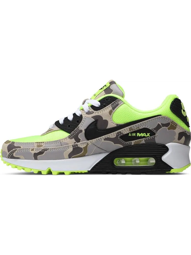 Кроссовки Nike Air Max 90 'Green Camo' — изображение 3 из 8, зеленый