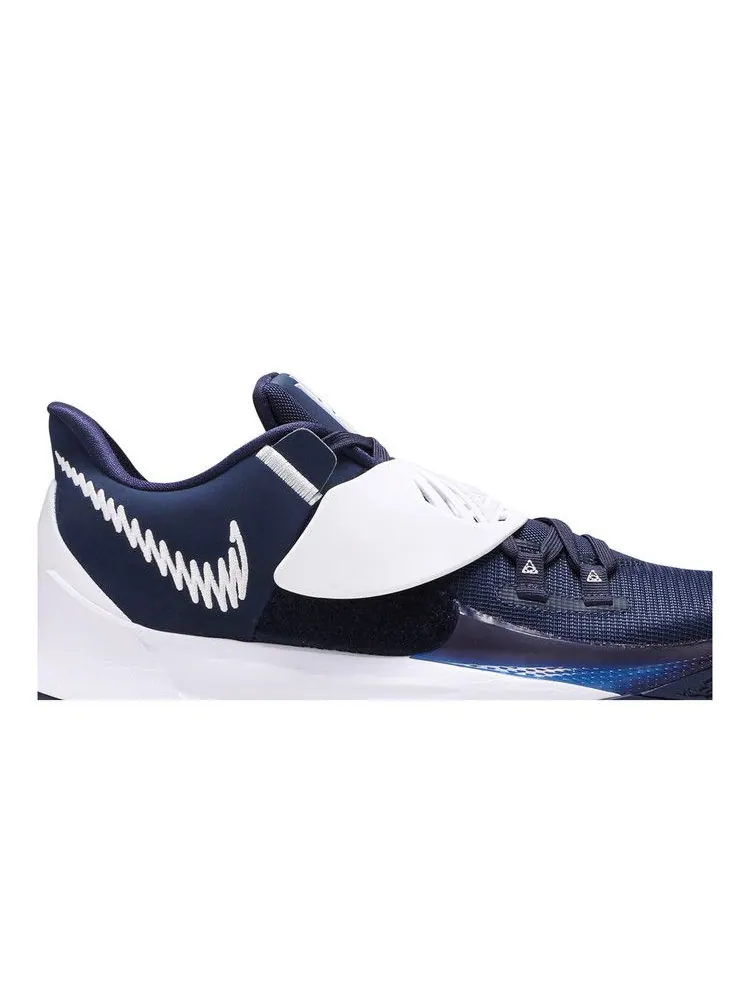 Кроссовки Nike Kyrie Low 3 TB 'Midnight Navy' — изображение 3 из 9, темно-синий/белый/белый