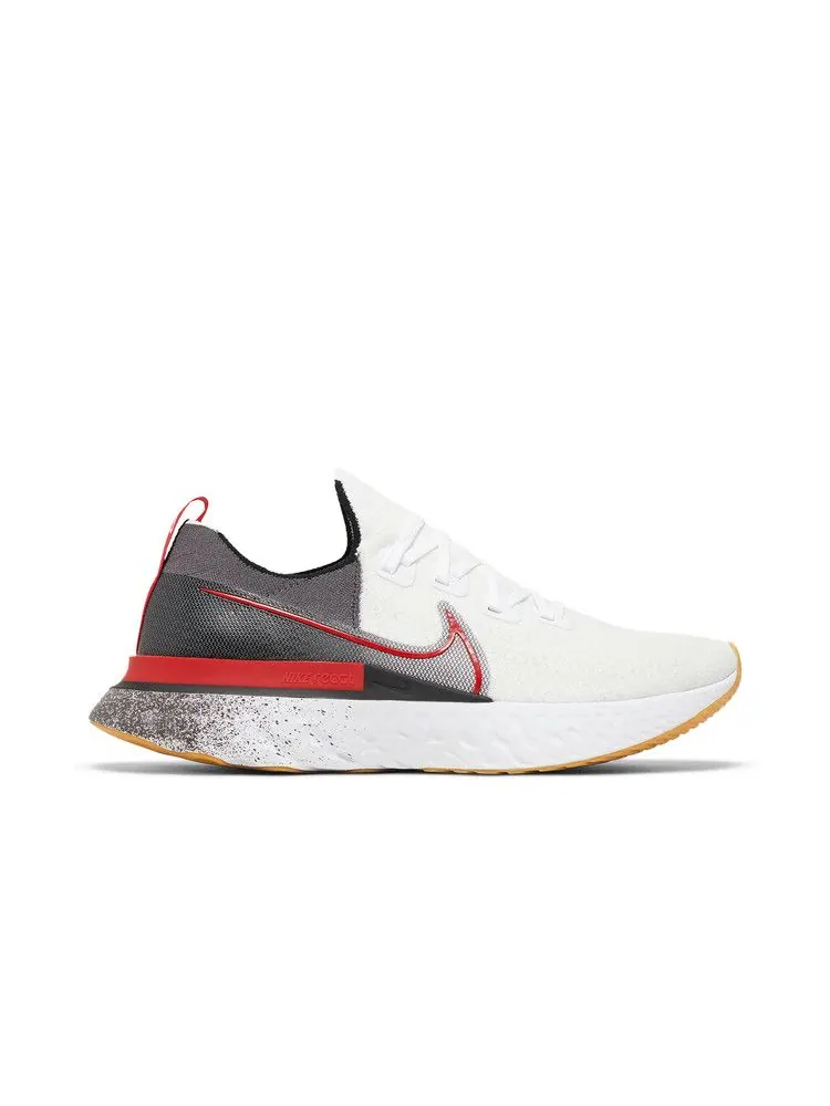 Кроссовки Nike React Infinity Run Flyknit 'White University Red' — изображение 2 из 9