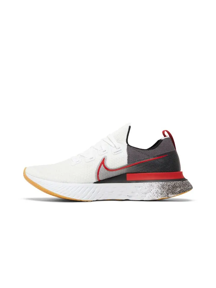 Кроссовки Nike React Infinity Run Flyknit 'White University Red' — изображение 4 из 9