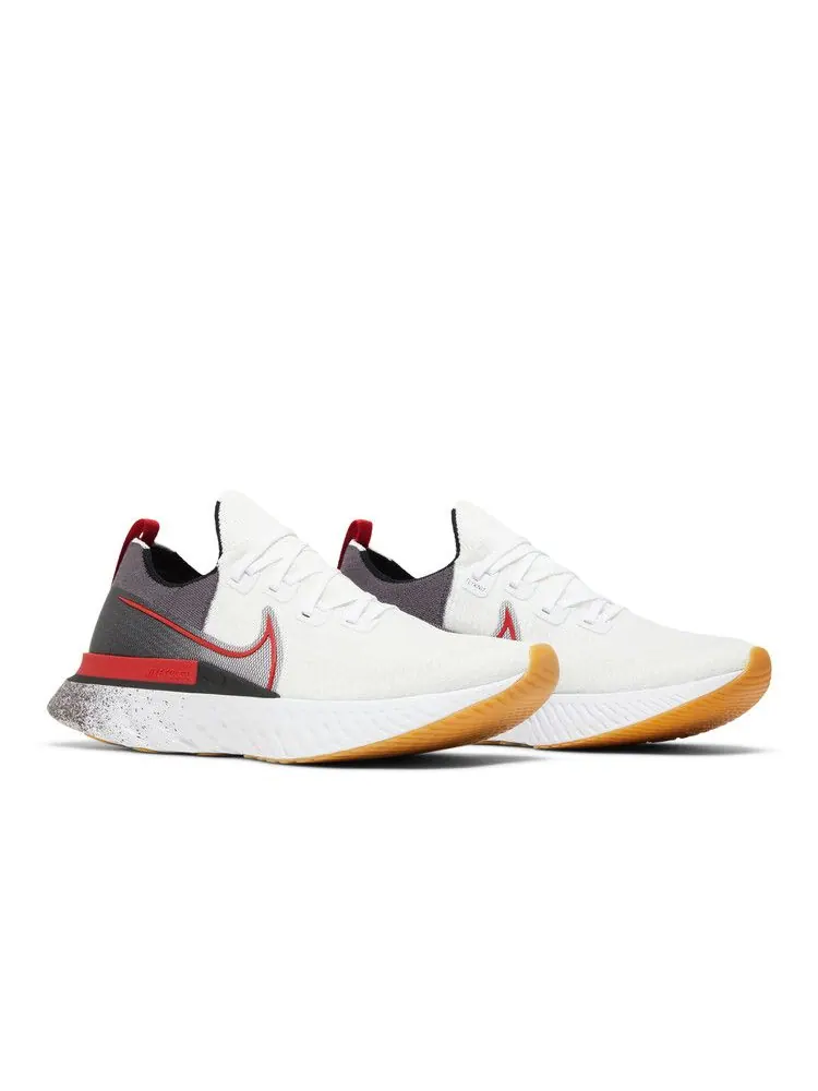 Кроссовки Nike React Infinity Run Flyknit 'White University Red' — изображение 9 из 9