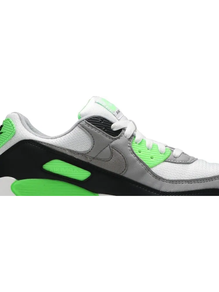 Кроссовки Nike Air Max 90 'Lime' — изображение 2 из 8, белый