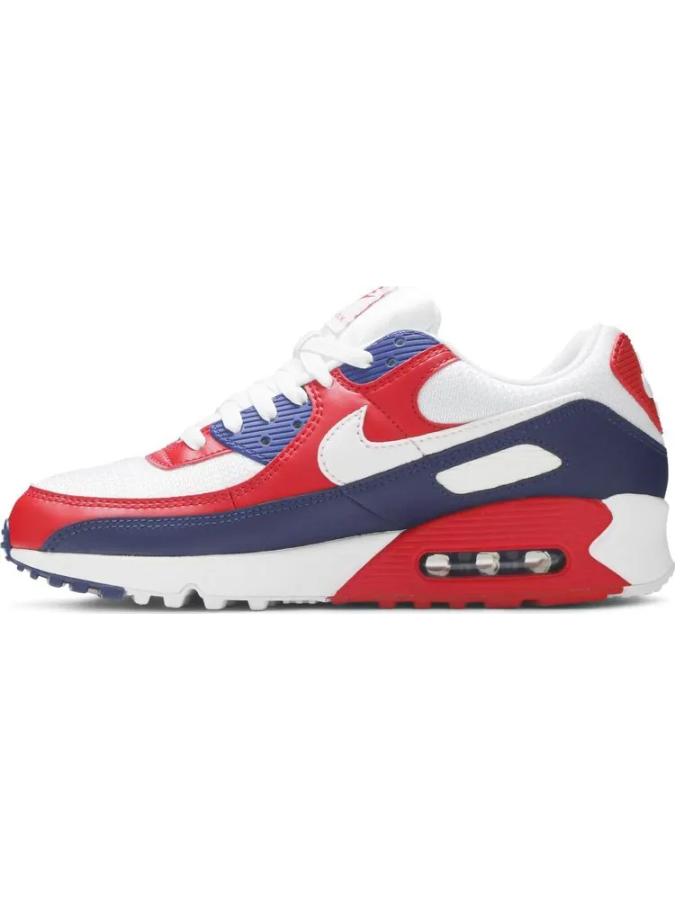 Кроссовки Nike Air Max 90 'USA' — изображение 3 из 8, белый