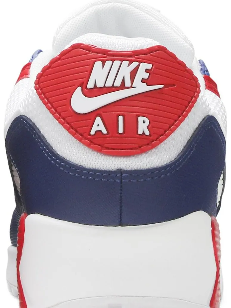 Кроссовки Nike Air Max 90 'USA' — изображение 7 из 8, белый
