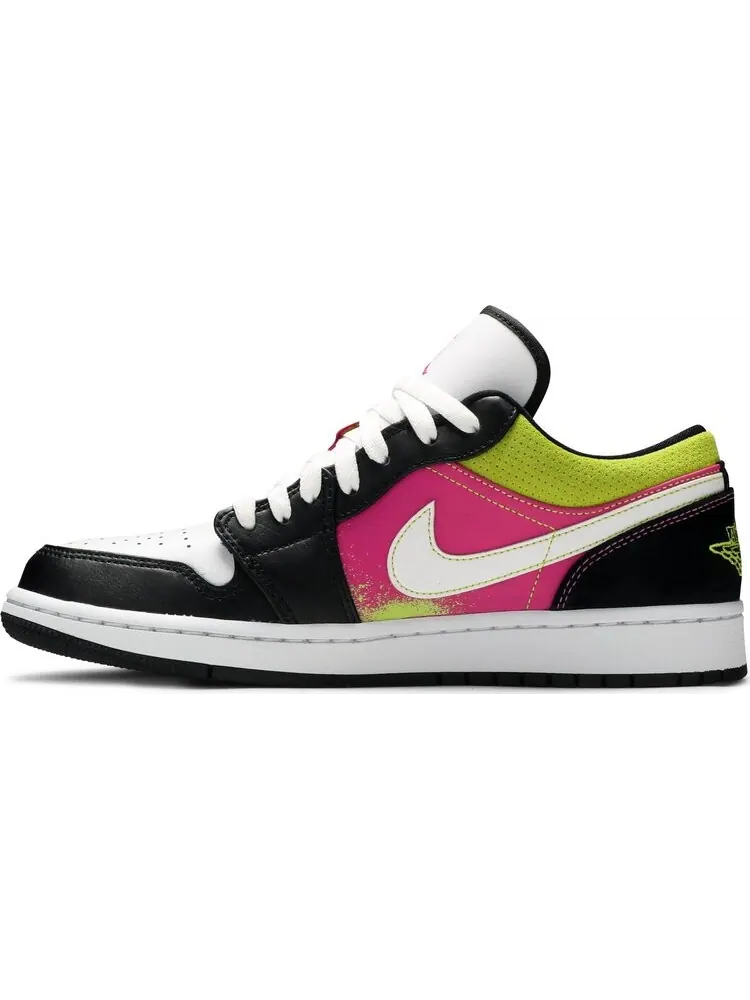 Кроссовки Air Jordan 1 Low Spray Paint — изображение 3 из 8, черный