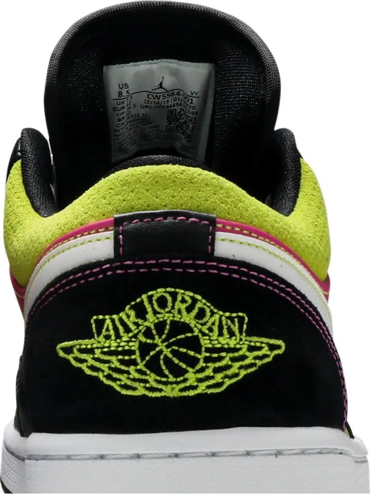 Кроссовки Air Jordan 1 Low Spray Paint — изображение 7 из 8, черный