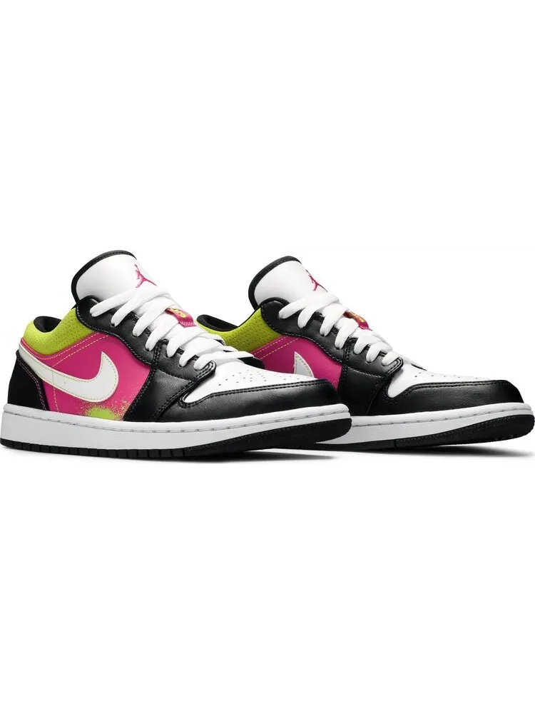 Кроссовки Air Jordan 1 Low Spray Paint — изображение 8 из 8, черный