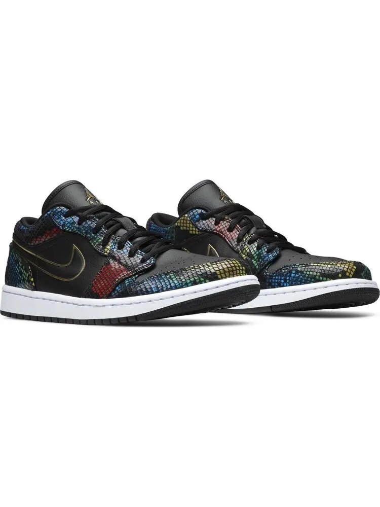 Кроссовки Wmns Air Jordan 1 Low Multi Snakeskin — изображение 8 из 8, мульти