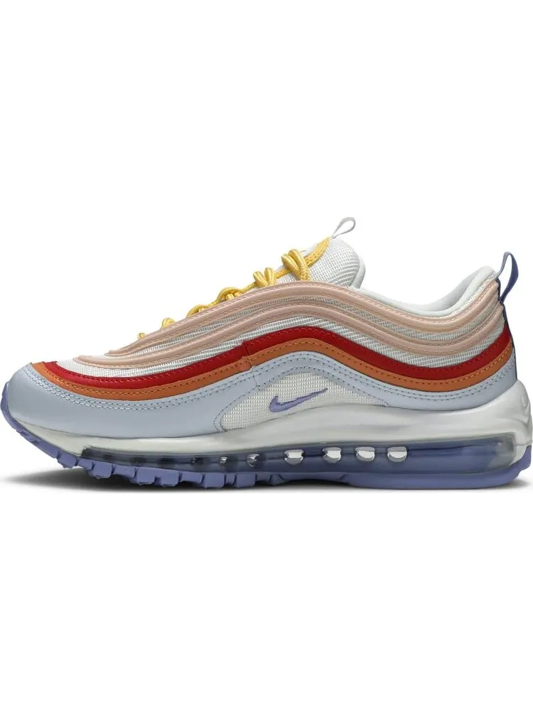 Кроссовки Nike Wmns Air Max 97 'Grey Light Thistle' — изображение 2 из 7, мульти