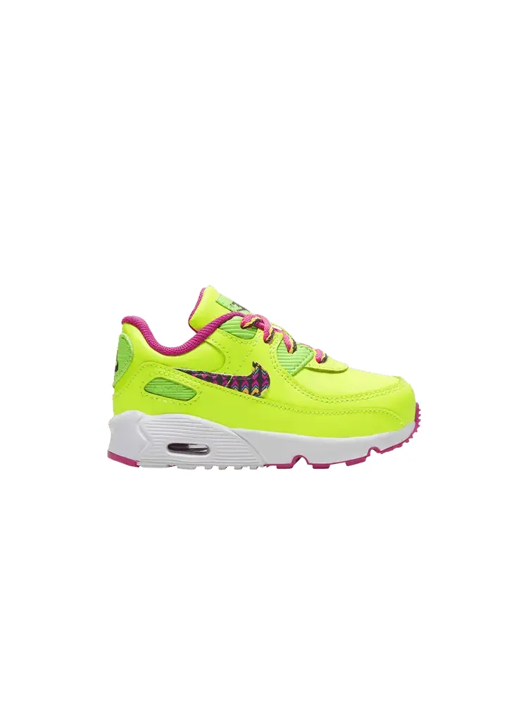 Кроссовки Nike Air Max 90 Leather TD Volt Fire Pink — изображение 1 из 1, розовый