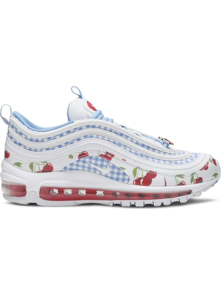 Кроссовки Nike Air Max 97 GS SE 'Cherry Picnic' — изображение 1 из 7, белый