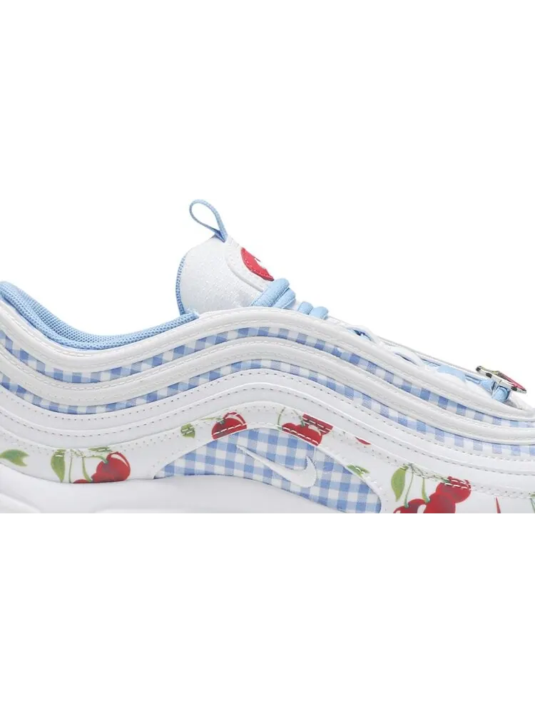 Кроссовки Nike Air Max 97 GS SE 'Cherry Picnic' — изображение 2 из 7, белый