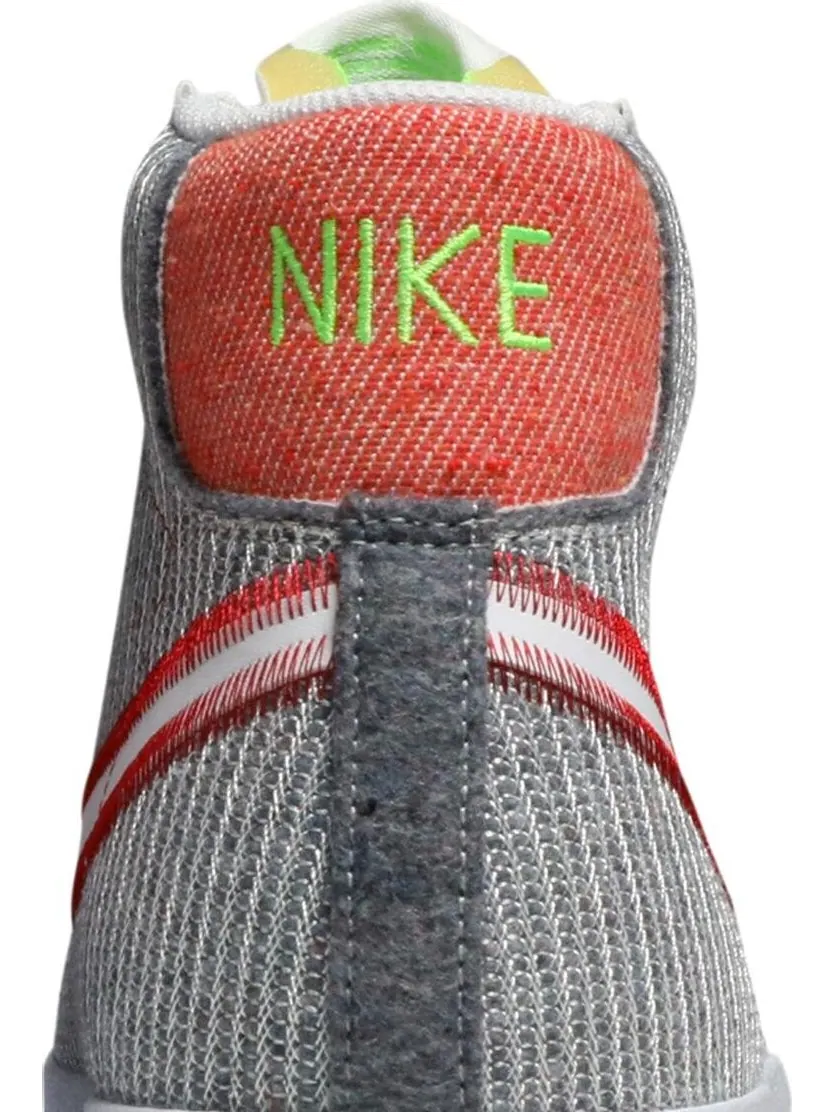 Кроссовки Nike Blazer Mid '77 'Recycled Jerseys Pack' — изображение 7 из 8, серый