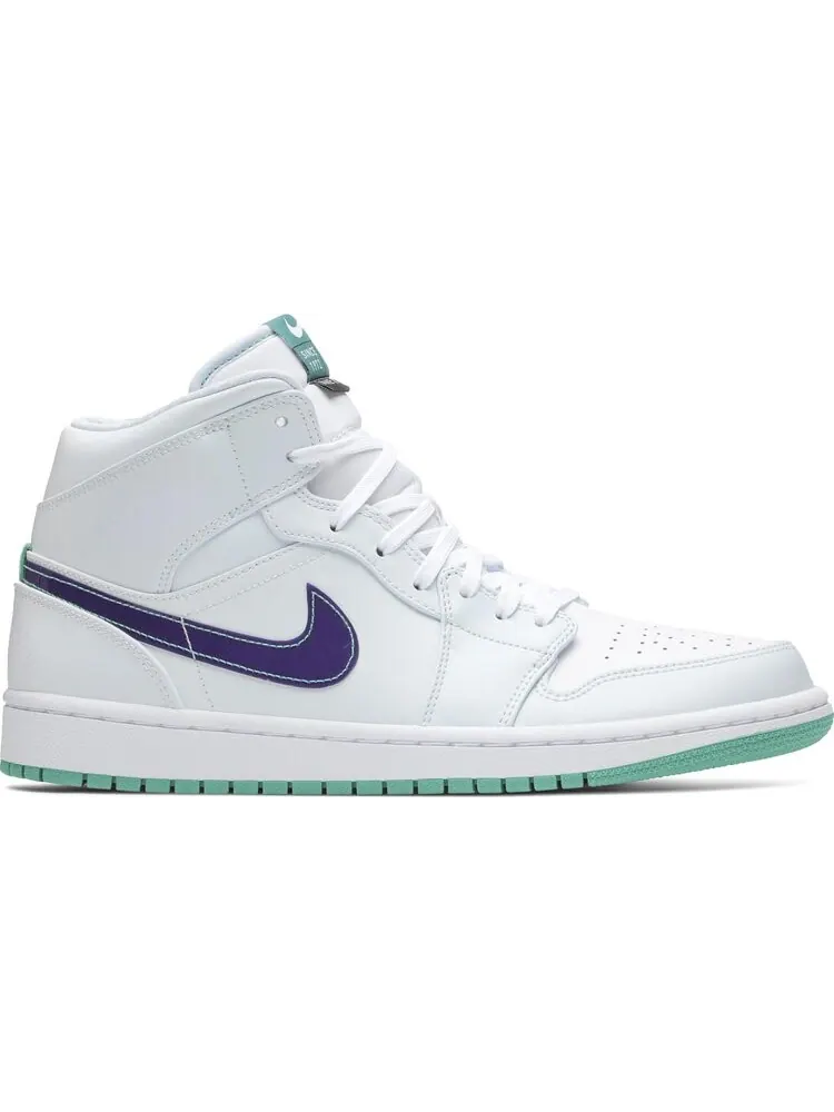 Кроссовки Luka Doncic x Air Jordan 1 Mid SE Pregame Pack - Mindfulness — изображение 1 из 8, белый
