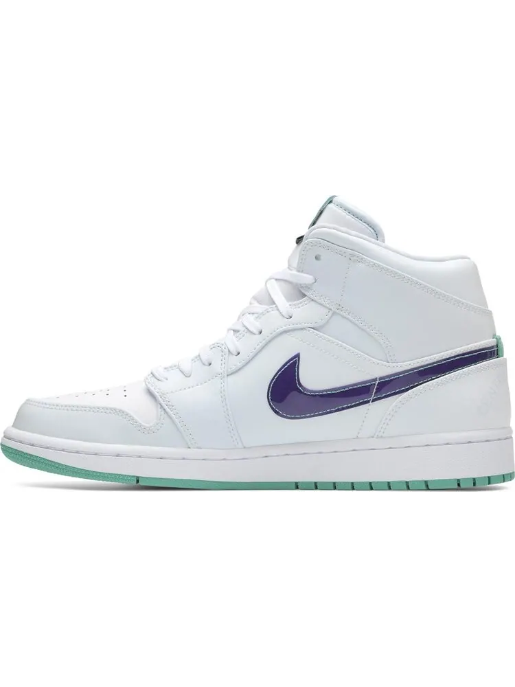 Кроссовки Luka Doncic x Air Jordan 1 Mid SE Pregame Pack - Mindfulness — изображение 3 из 8, белый