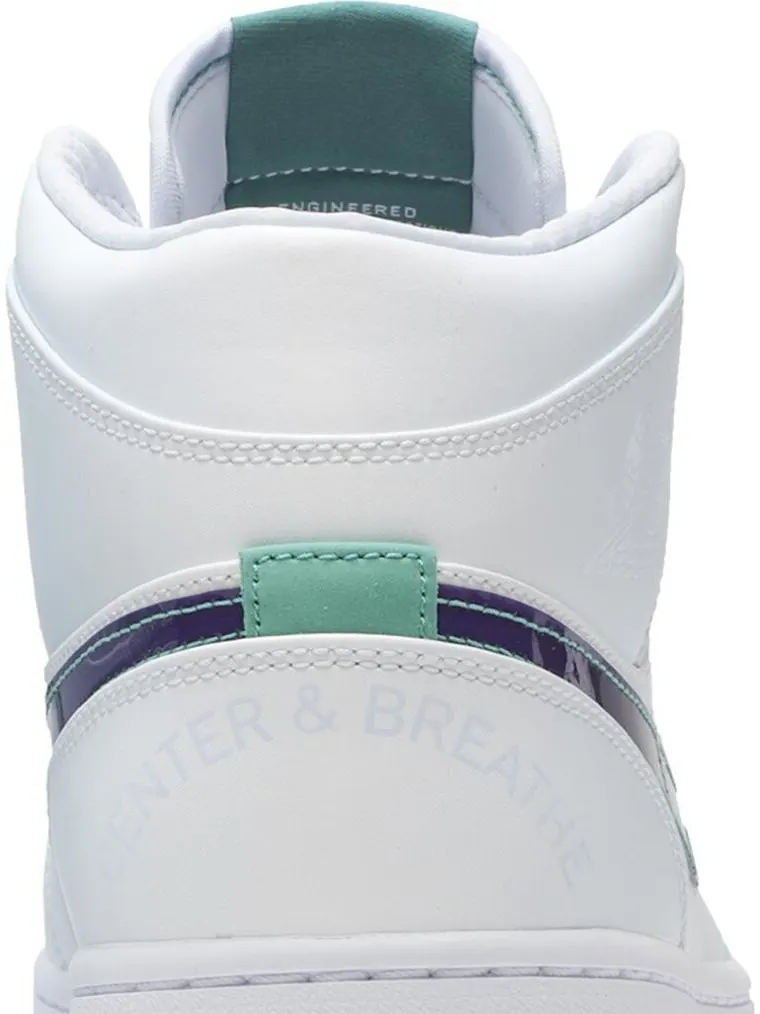 Кроссовки Luka Doncic x Air Jordan 1 Mid SE Pregame Pack - Mindfulness — изображение 7 из 8, белый