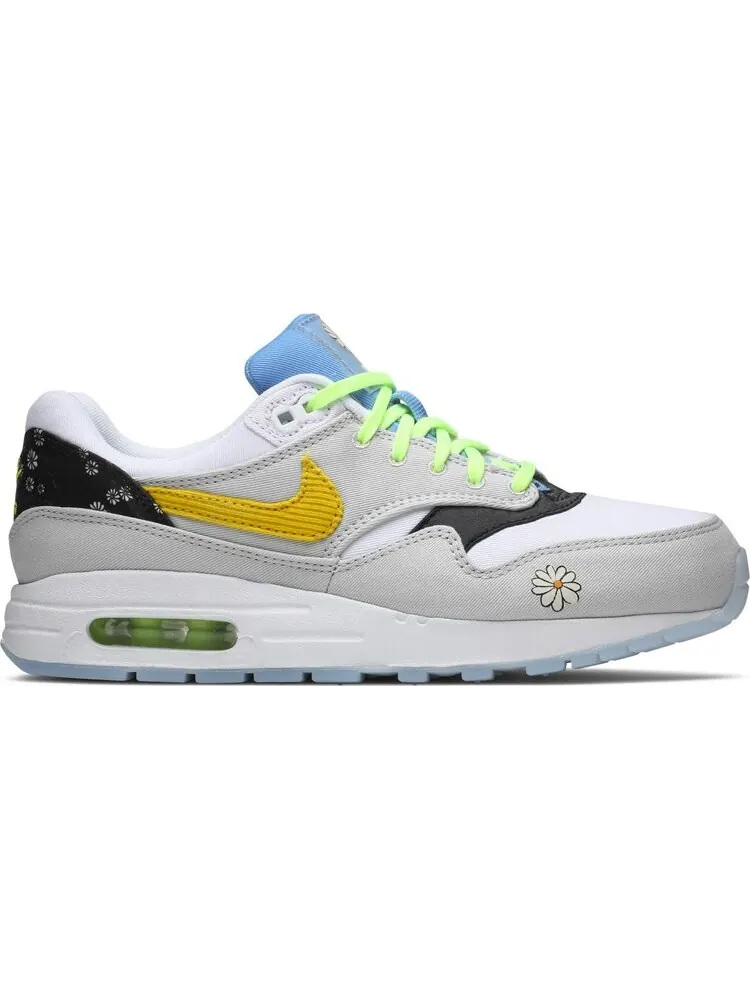Кроссовки Nike Air Max 1 GS 'Daisy' — изображение 1 из 8, серый