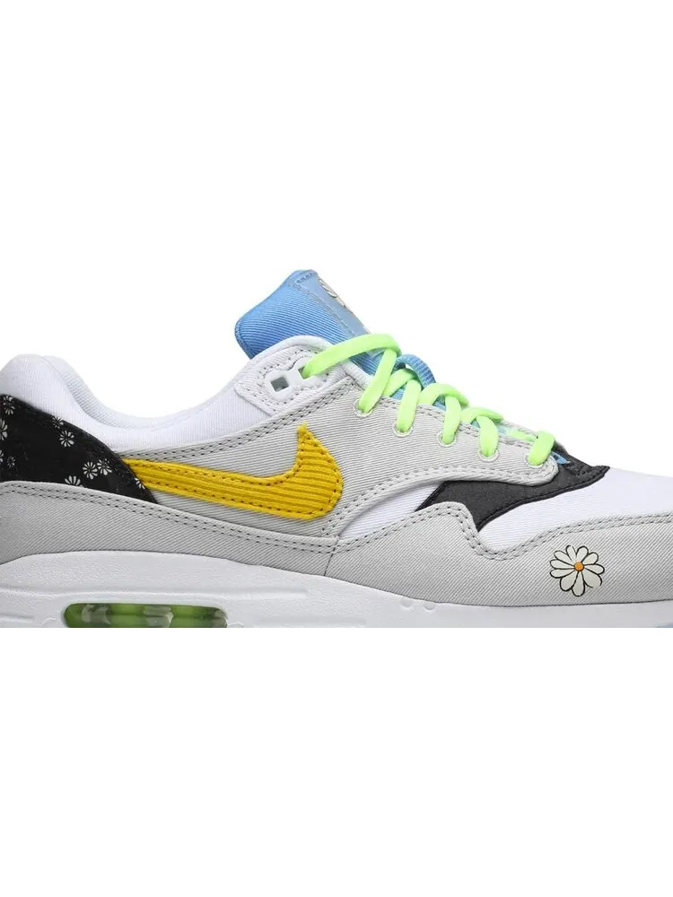 Кроссовки Nike Air Max 1 GS 'Daisy' — изображение 2 из 8, серый