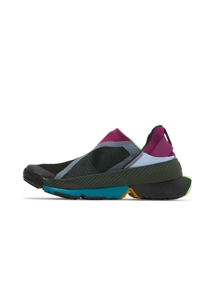 Кроссовки GO FlyEase 'Black Lime Glow' — изображение 3 из 8, черный