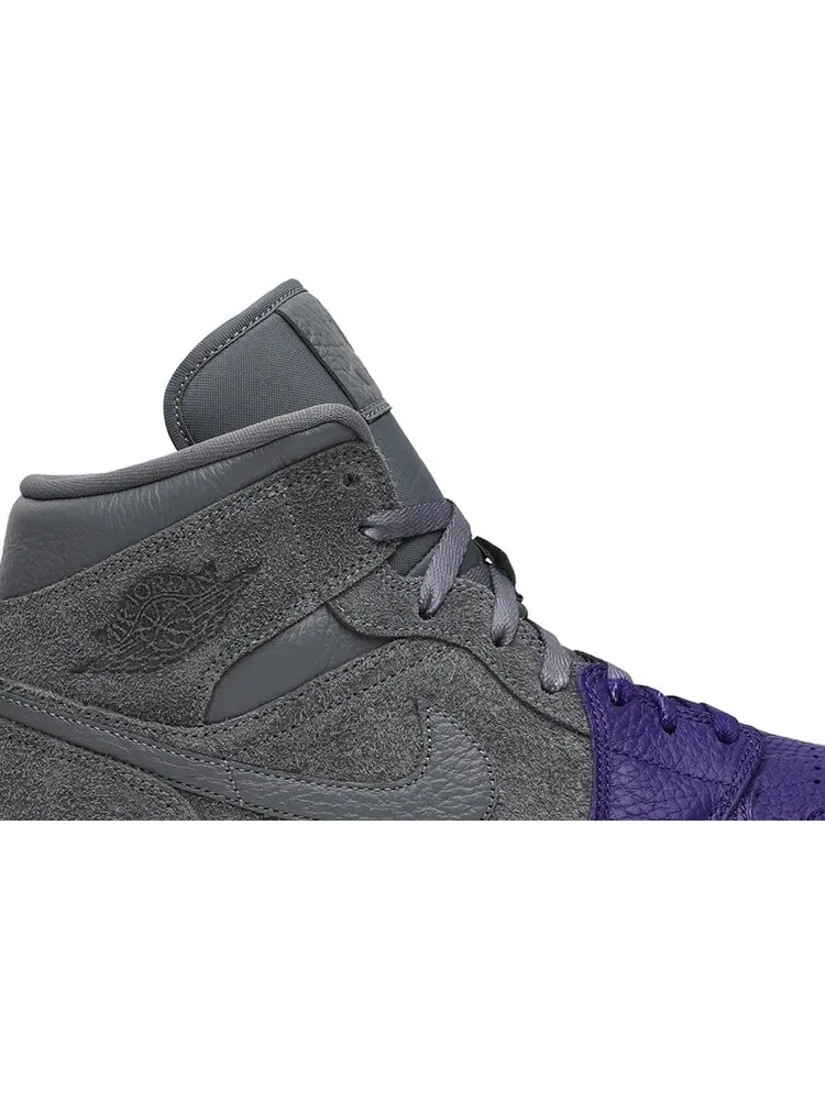 Кроссовки Sheila Rashid x Air Jordan 1 Mid UNITE — изображение 2 из 8, фиолетовый