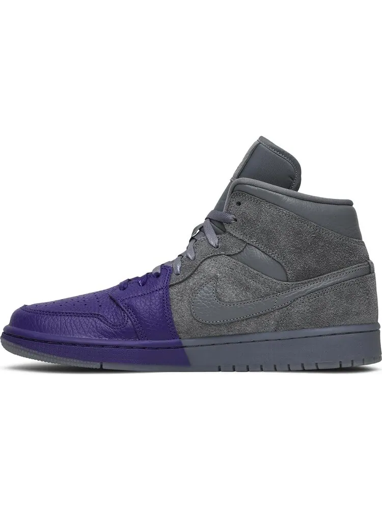 Кроссовки Sheila Rashid x Air Jordan 1 Mid UNITE — изображение 3 из 8, фиолетовый