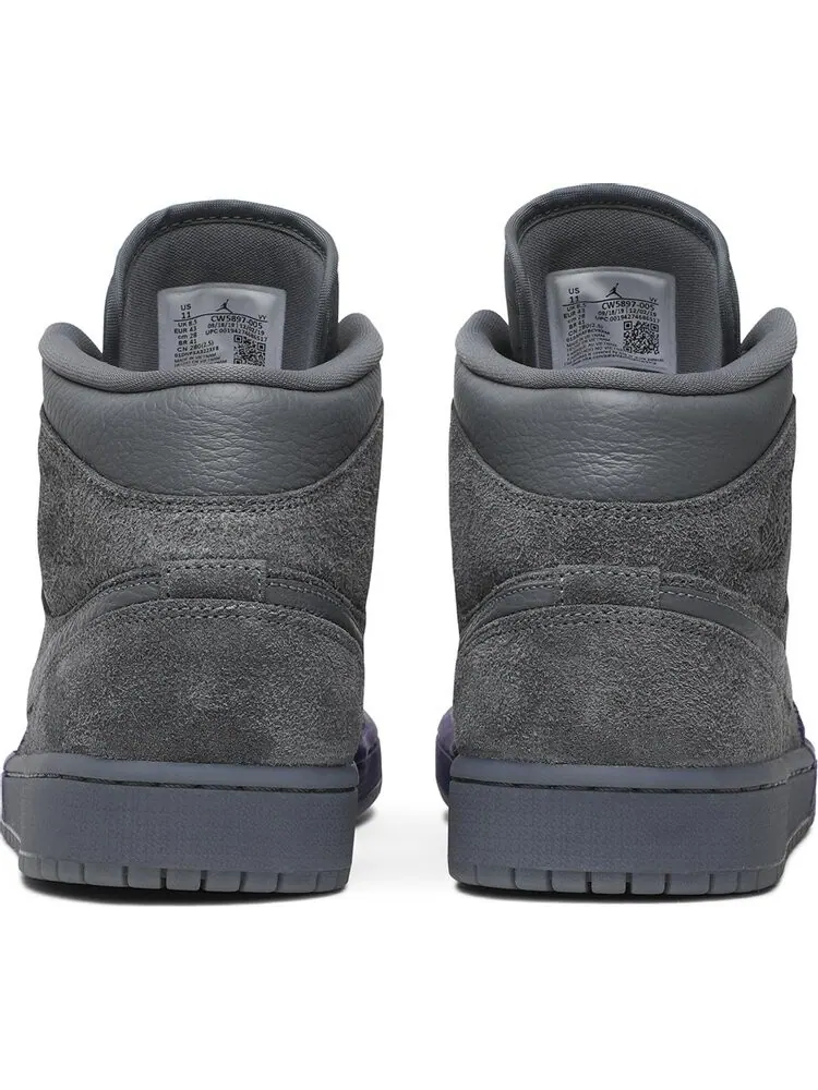 Кроссовки Sheila Rashid x Air Jordan 1 Mid UNITE — изображение 6 из 8, фиолетовый