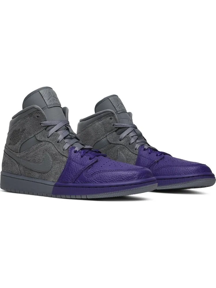 Кроссовки Sheila Rashid x Air Jordan 1 Mid UNITE — изображение 8 из 8, фиолетовый