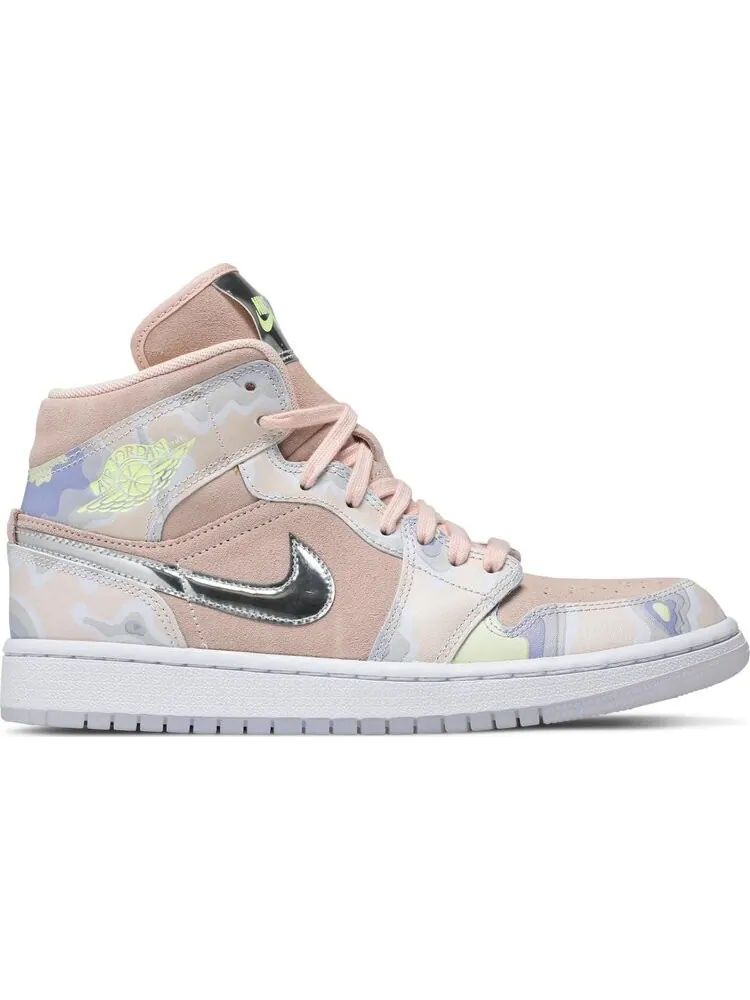 Кроссовки Wmns Air Jordan 1 Mid SE P(HER)SPECTIVE — изображение 1 из 8, фиолетовый