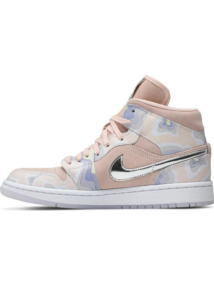 Кроссовки Wmns Air Jordan 1 Mid SE P(HER)SPECTIVE — изображение 3 из 8, фиолетовый