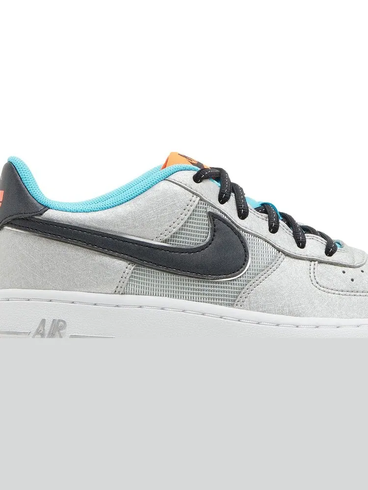 Кроссовки Nike Air Force 1 GS 'Sky Nike' — изображение 2 из 8, серебряный