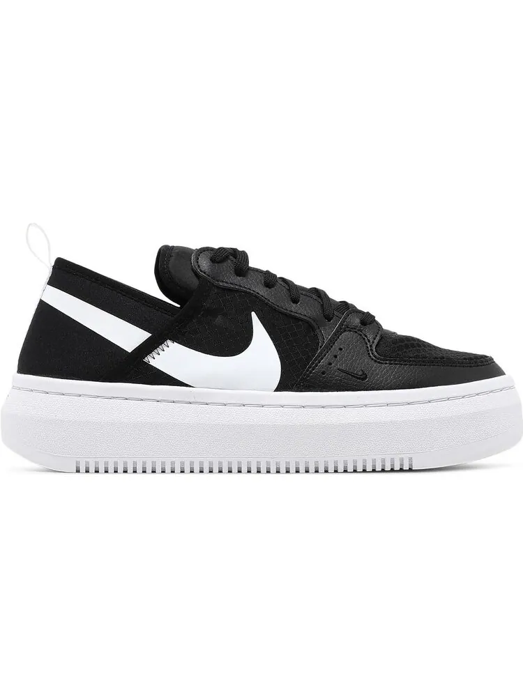 Кроссовки Nike Wmns Court Vision Alta TXT 'Black White' — изображение 1 из 8, черный