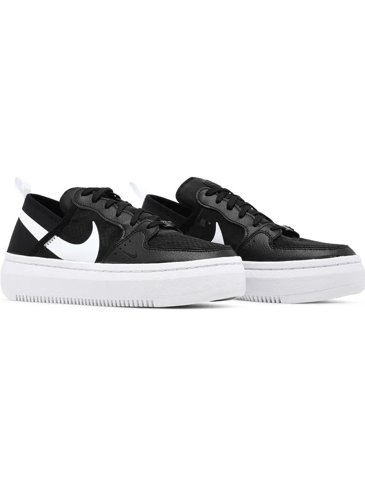 Кроссовки Nike Wmns Court Vision Alta TXT 'Black White' — изображение 2 из 8, черный