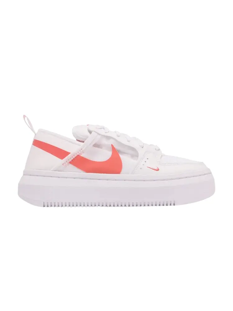 Кроссовки Nike Wmns Court Vision Alta TXT 'White Magic Ember' — изображение 1 из 1, белый//светлый розовый
