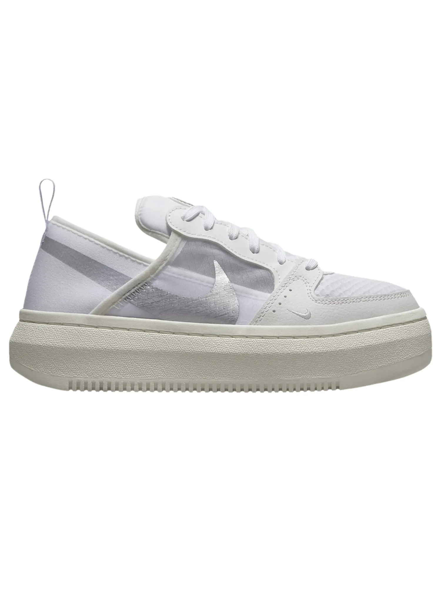 Кроссовки Nike Wmns Court Vision Alta 'White Metallic Silver' — изображение 1 из 1, белый