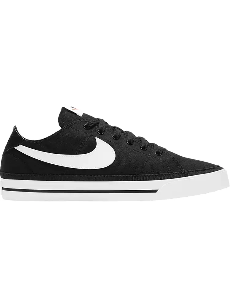 Кроссовки Nike Court Legacy Canvas 'Black White' — изображение 1 из 1, черный