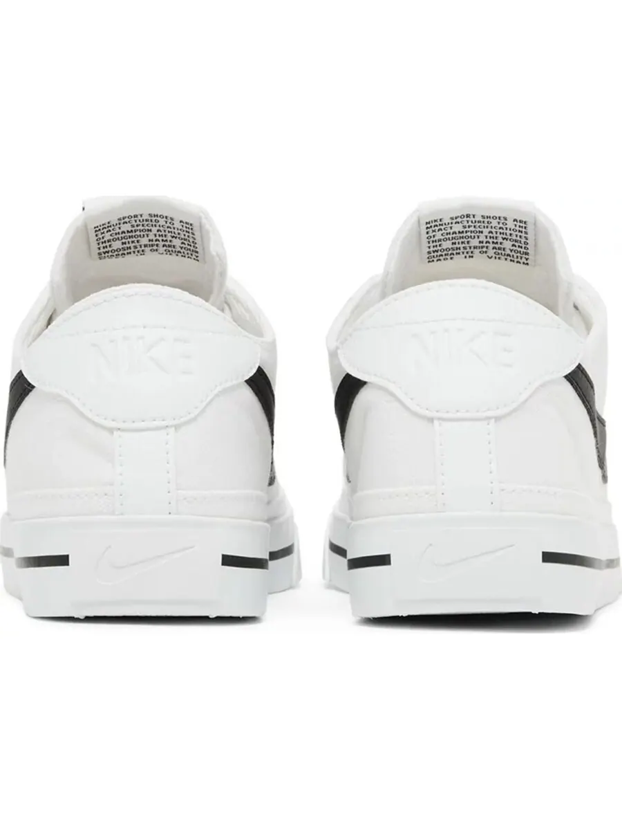 Кеды Nike Court Legacy Canvas — изображение 3 из 4, белый/черный