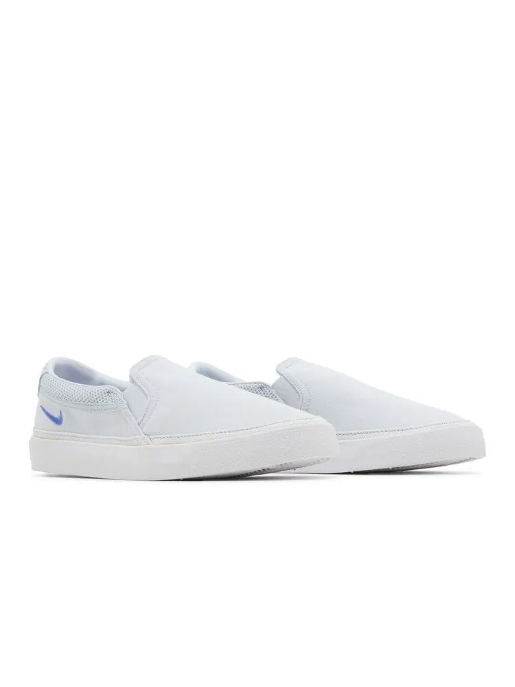 Слипоны Nike Wmns Court Legacy Slip-On 'Football Grey' — изображение 9 из 9, серый