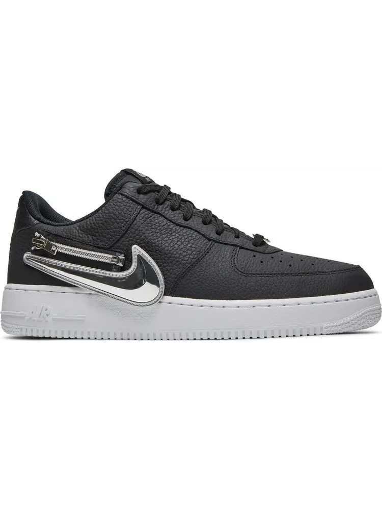 Кроссовки Nike Air Force 1 '07 Premium 'Silver Swoosh' — изображение 1 из 8, черный