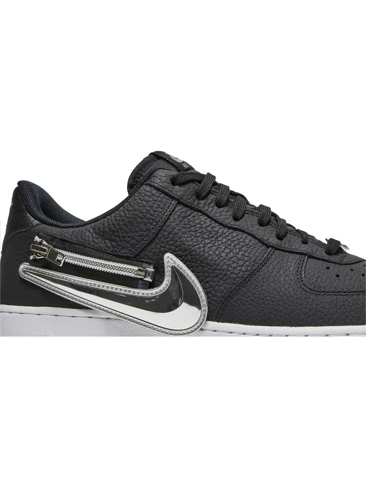 Кроссовки Nike Air Force 1 '07 Premium 'Silver Swoosh' — изображение 2 из 8, черный