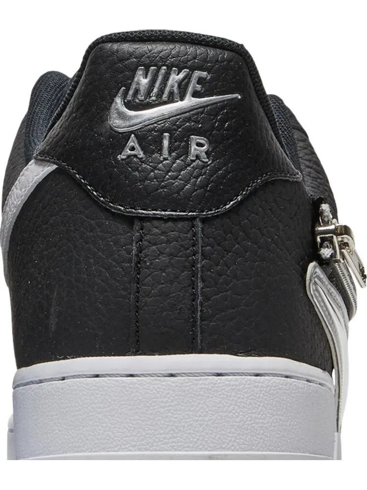 Кроссовки Nike Air Force 1 '07 Premium 'Silver Swoosh' — изображение 7 из 8, черный
