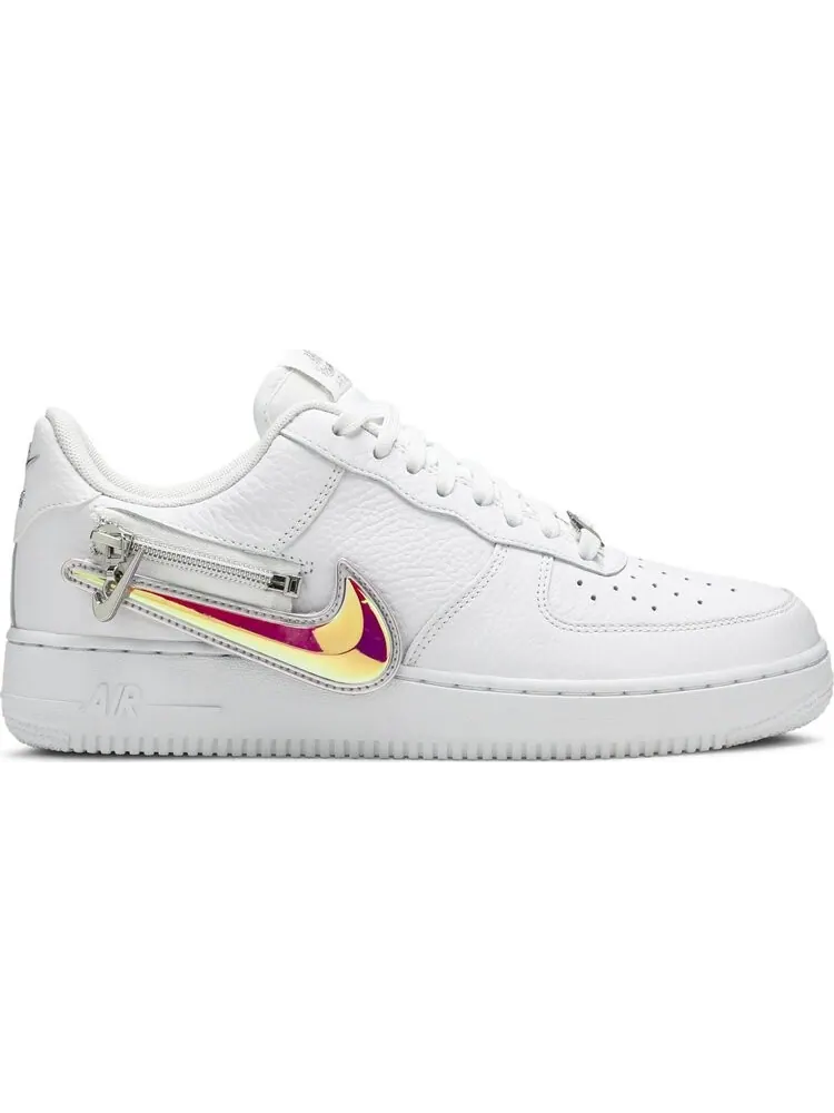 Кроссовки Nike Air Force 1 '07 Premium 'Zip Swoosh - White' — изображение 1 из 8, белый