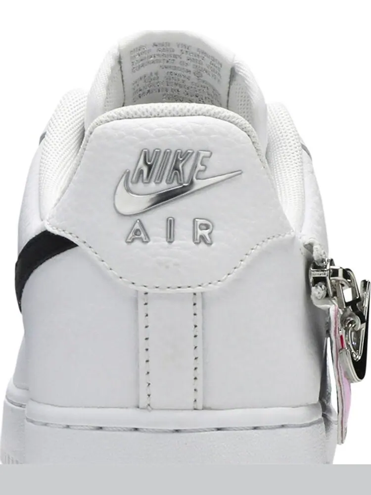 Кроссовки Nike Air Force 1 '07 Premium 'Zip Swoosh - White' — изображение 7 из 8, белый