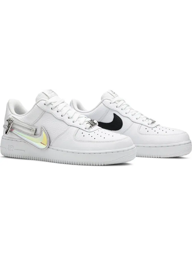 Кроссовки Nike Air Force 1 '07 Premium 'Zip Swoosh - White' — изображение 8 из 8, белый