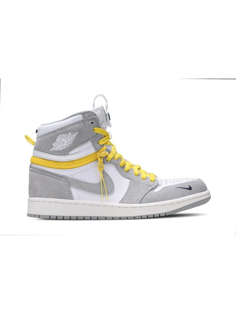 Кроссовки Air Jordan 1 High Switch Light Smoke Grey — изображение 1 из 8, зеленый