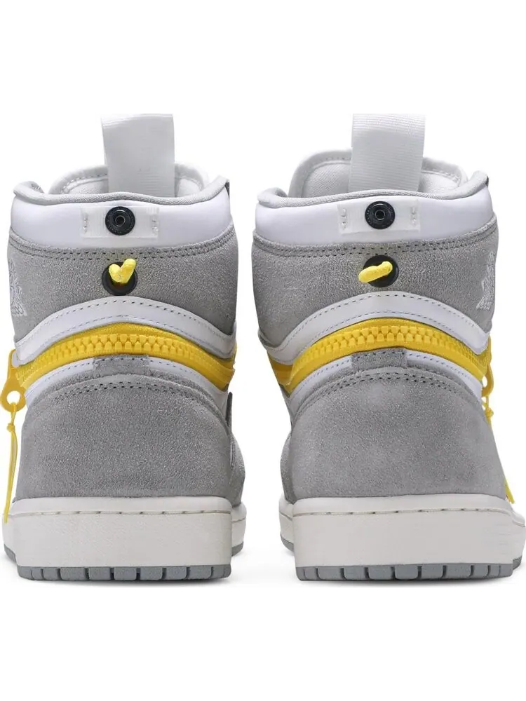 Кроссовки Air Jordan 1 High Switch Light Smoke Grey — изображение 6 из 8, зеленый
