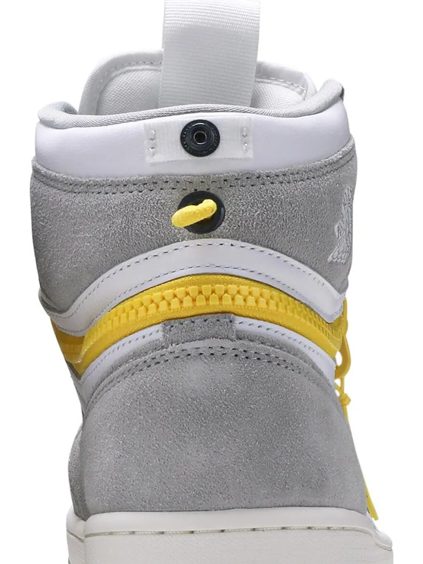 Кроссовки Air Jordan 1 High Switch Light Smoke Grey — изображение 7 из 8, зеленый