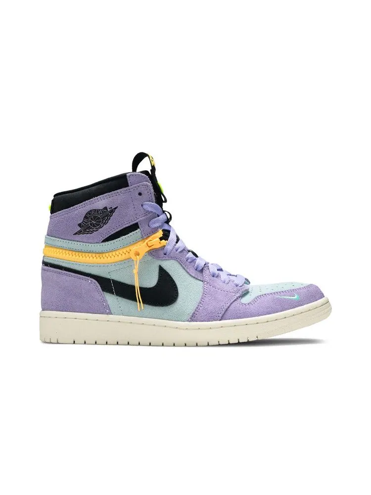 Кроссовки Air Jordan Air Jordan 1 High Switch 'Purple Pulse' — изображение 2 из 9, фиолетовый/синий//черный